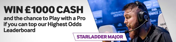 Starladder Major Odds